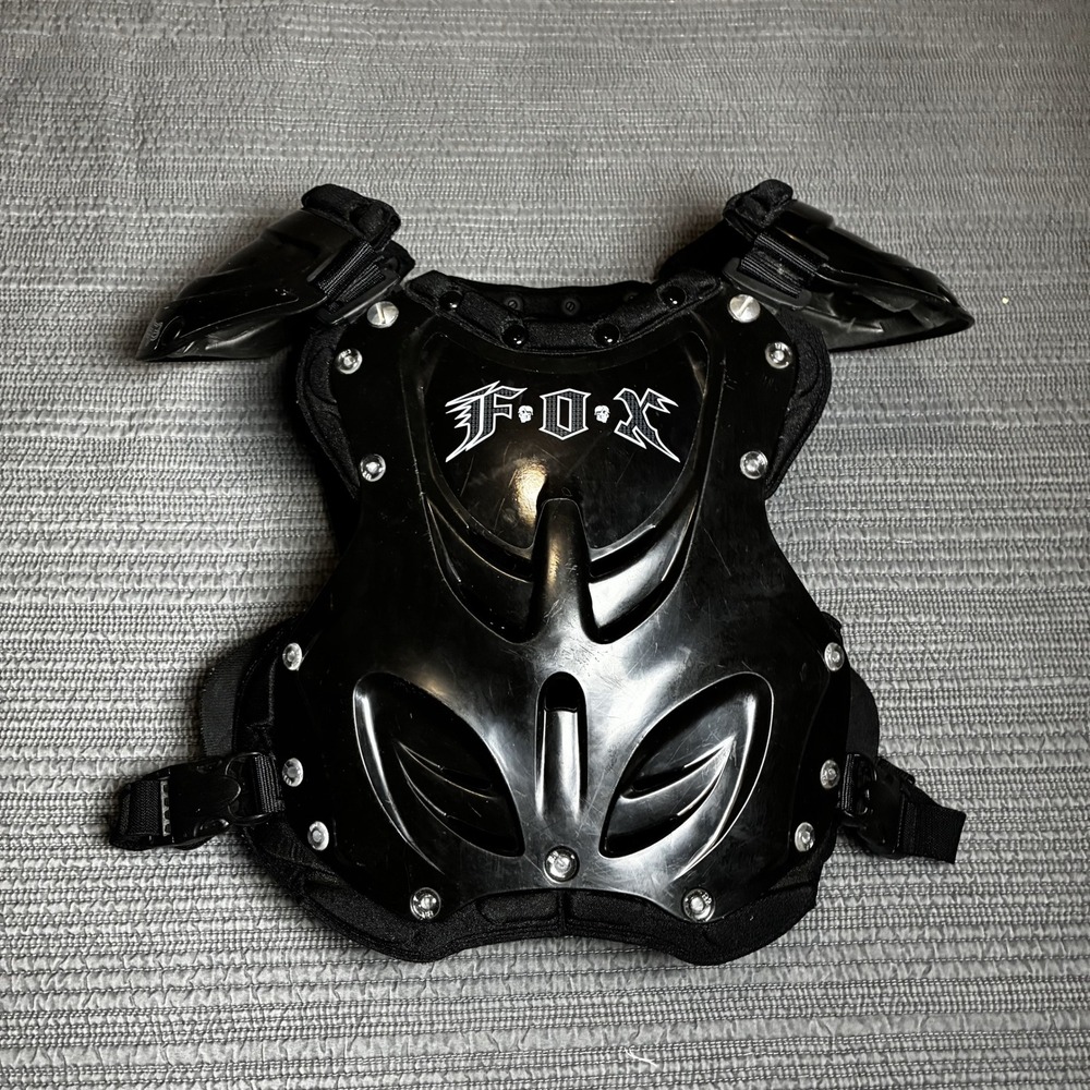 Fox Racing Roost Deflector Empire Chest Protector Motocross Armor Black Medium M